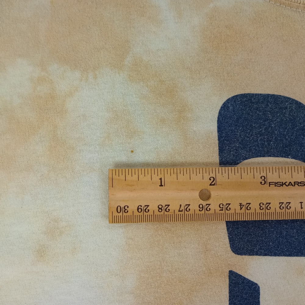 Miller Lite Men M Tan Tie Dye Short Sleeve Graphic Brew Beer Pilsner Logo TShirt - Picture 5 of 5